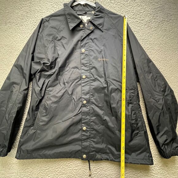 Calvin Klein Jacket Womens Medium Navy Blue Windbreaker - Picture 3 of 10